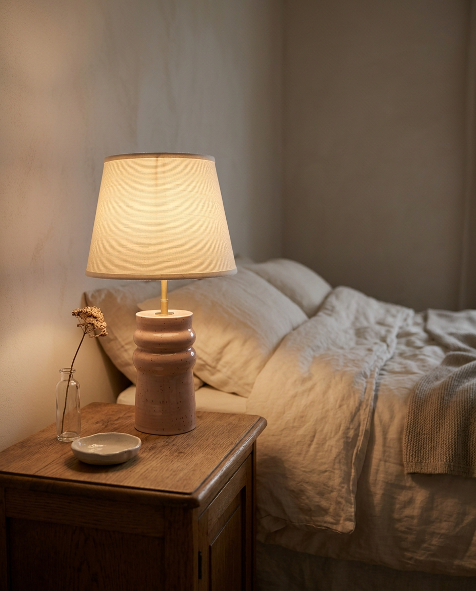 Rose ceramic light