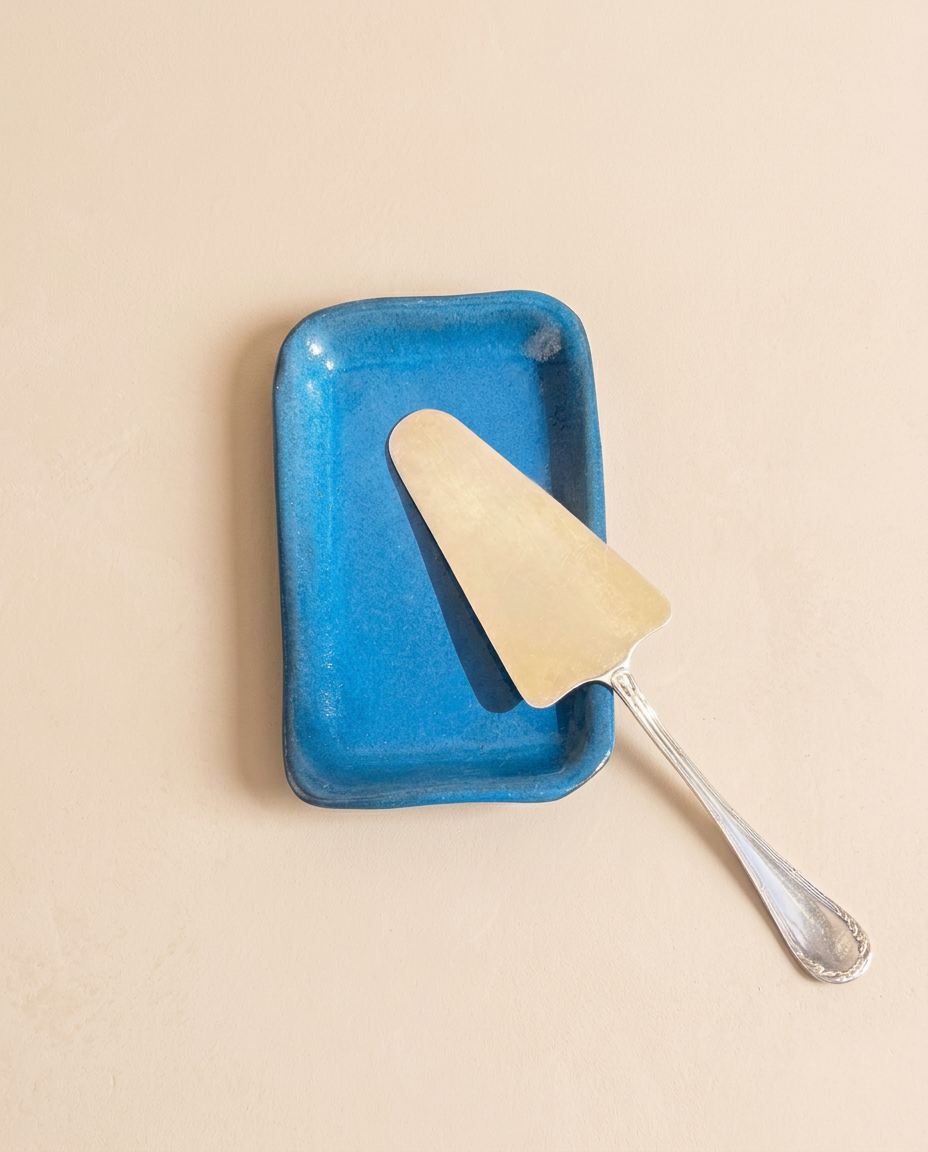 Pose-couverts bleu ceramic home